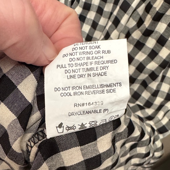 Petal & Pup Gingham Long Sleeve Dress - Picture 4 of 7